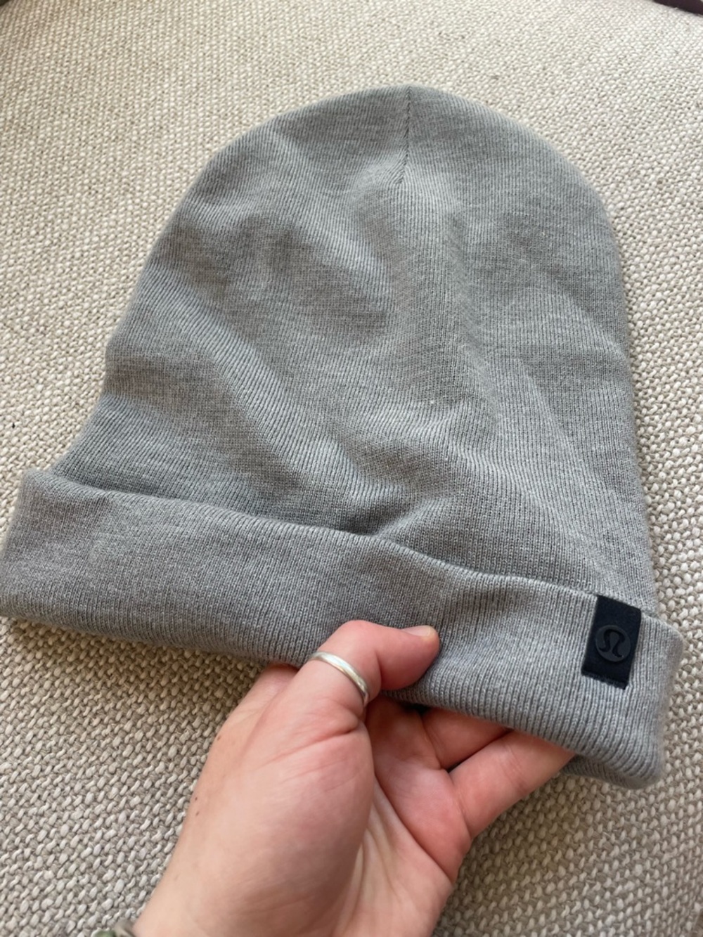 lululemon athletica Gray Knit Beanie